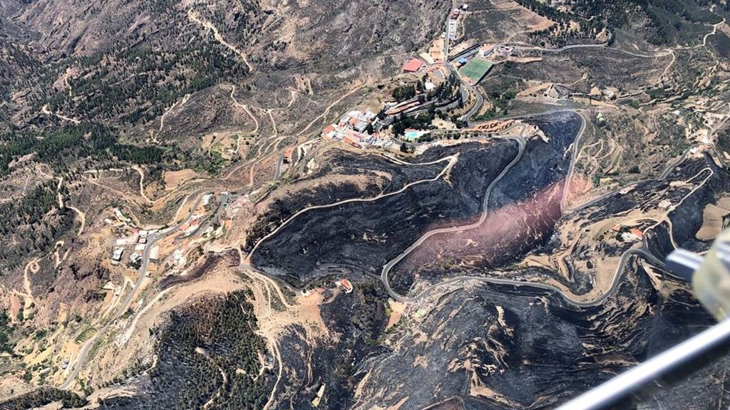 Arde el corazón de Gran Canaria, en imágenes