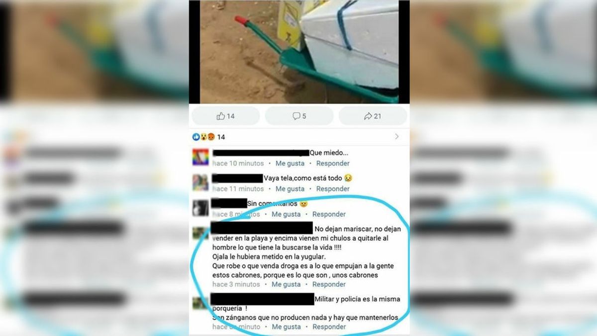 Detienen a un usuario de Facebook por un delito de odio contra el policía apuñalado en Punta Umbría