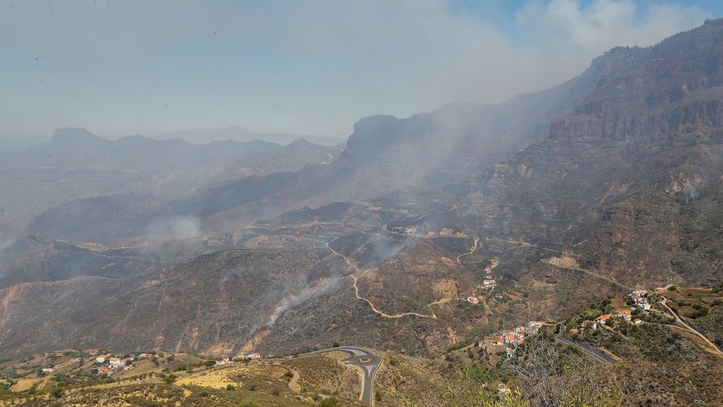 Arde el corazón de Gran Canaria, en imágenes