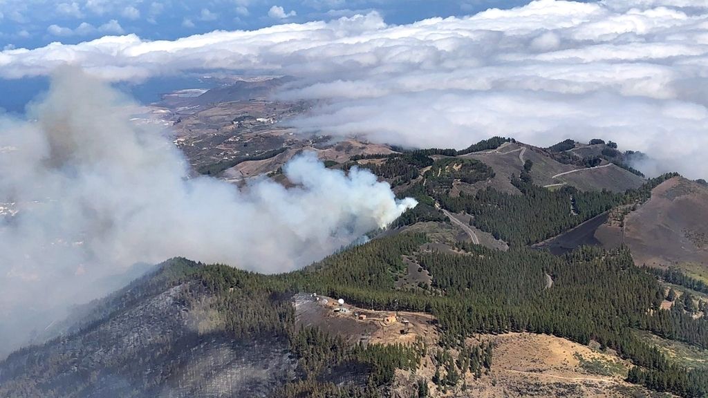 Arde el corazón de Gran Canaria, en imágenes
