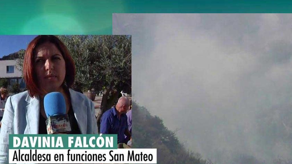 Davinia Falcón, alcaldesa en funciones de San Mateo: "No se hace todo lo que se debería para prevenir los incendios"