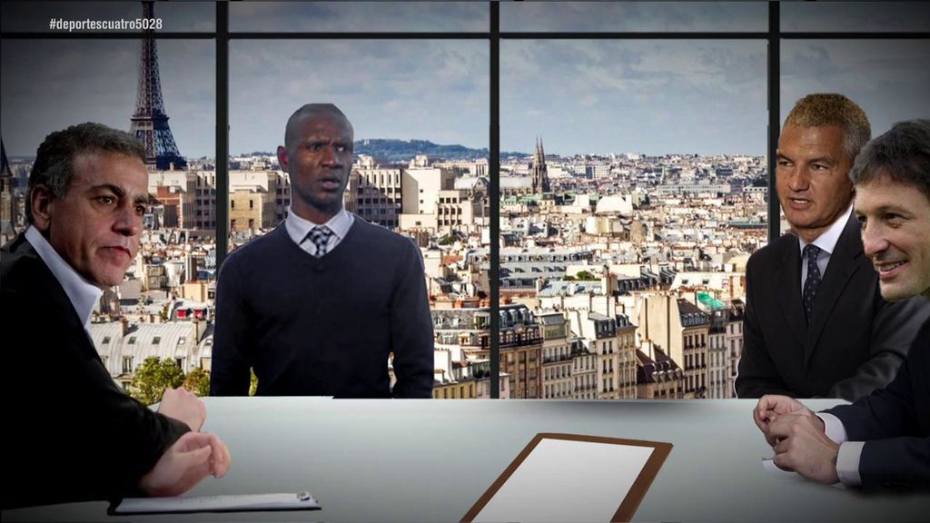 El Barça, con Abidal a la cabeza, se reúne con el PSG en París para tratar el fichaje de Neymar