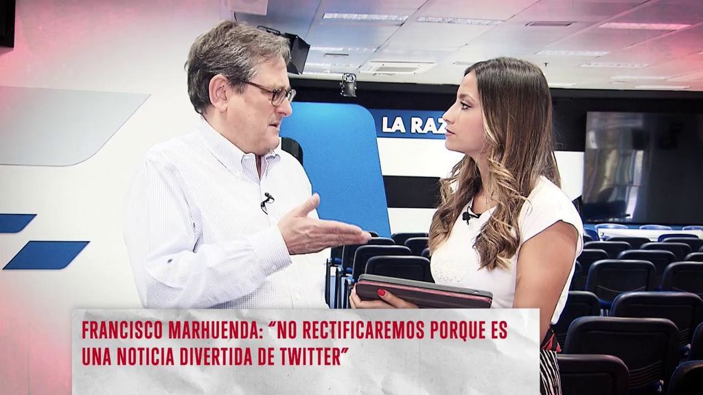 Marhuenda se niega a rectificar sobre la noticia de Iglesias