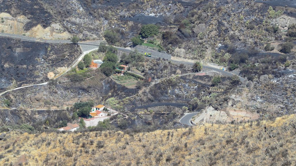 Un segundo incendio asola la isla de Gran Canaria