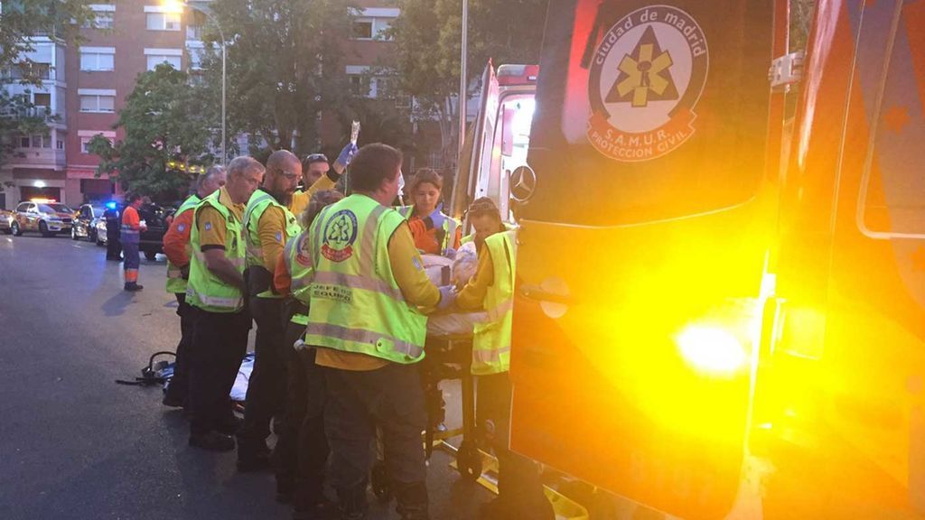 Tres heridos en un accidente de tráfico en Madrid