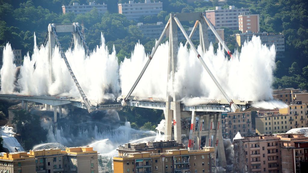 Más de 40 investigados en el primer aniversario del derrumbe del puente Morandi en el que murieron 43 personas Más de 40 investigados en el primer aniversario del derrumbe del puente Morandi en el que murieron 43 personas