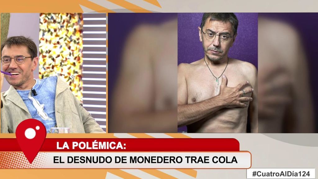 Monedero habla sobre su desnudo y la causa de su cicatriz: "Tiene que ver con la memoria de todas las veces que nos han fusilado o asesinado"