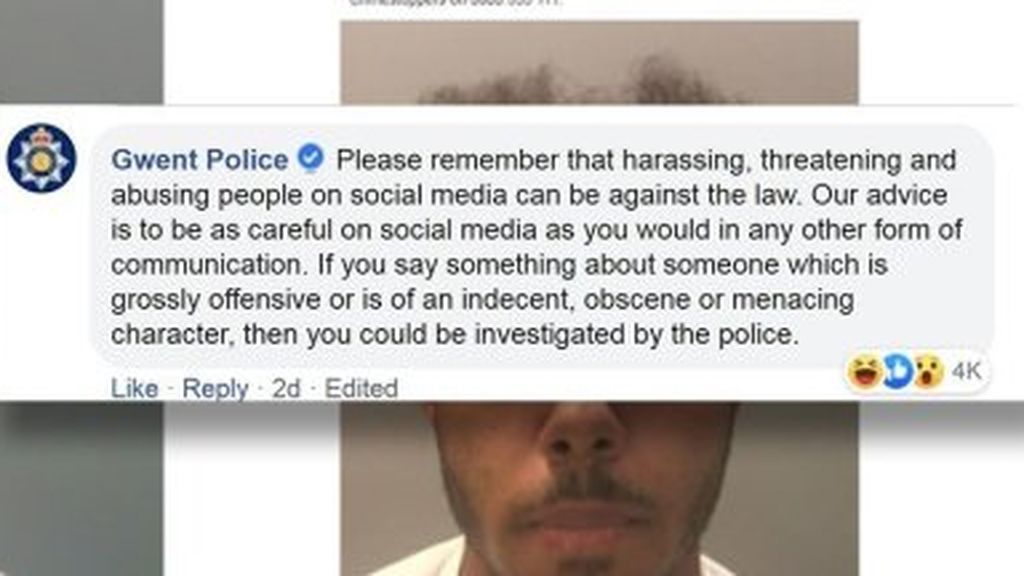 Mensaje de la Policía de Gwent tras los comentarios sobre el peinado del fugitivo