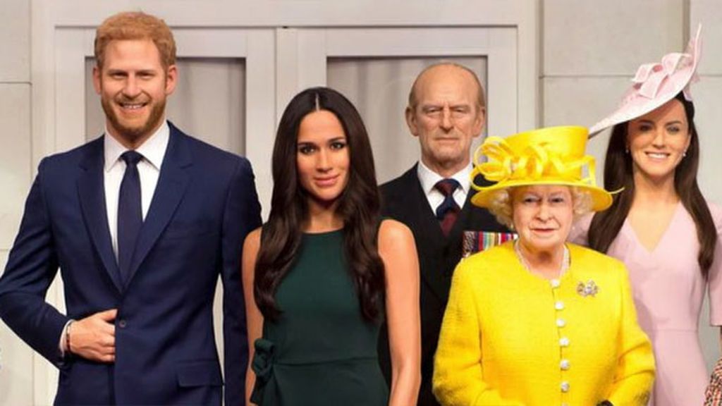 Meghan Markle y el príncipe Harry se separan, al menos, en el museo de cera de Londres