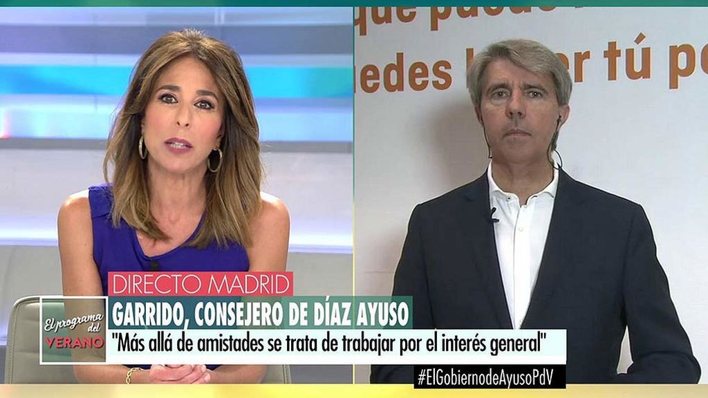 Ángel Garrido, ante las acusaciones a Díaz Ayuso