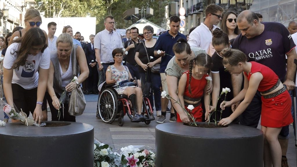 Segundo aniversario del atentado en Barcelona: dolor y silencio por las víctimas del 17A