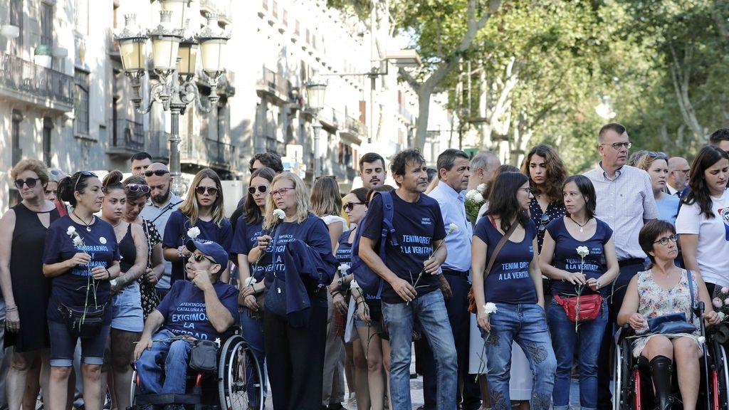 Segundo aniversario del atentado en Barcelona: dolor y silencio por las víctimas del 17A