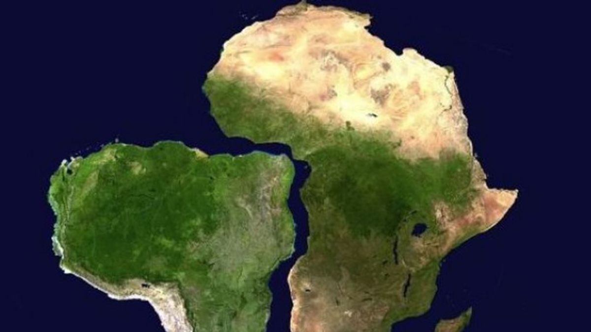 "Me acabo de dar cuenta que África y América encajan":  las burlas de Twitter a un usuario que descubre el significado de Pangea
