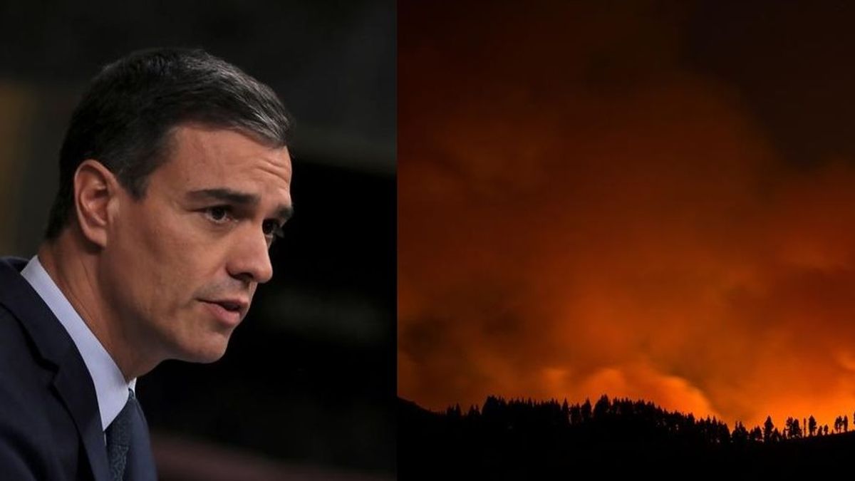 Sánchez sigue "con preocupación" la evolución del incendio en Gran Canaria