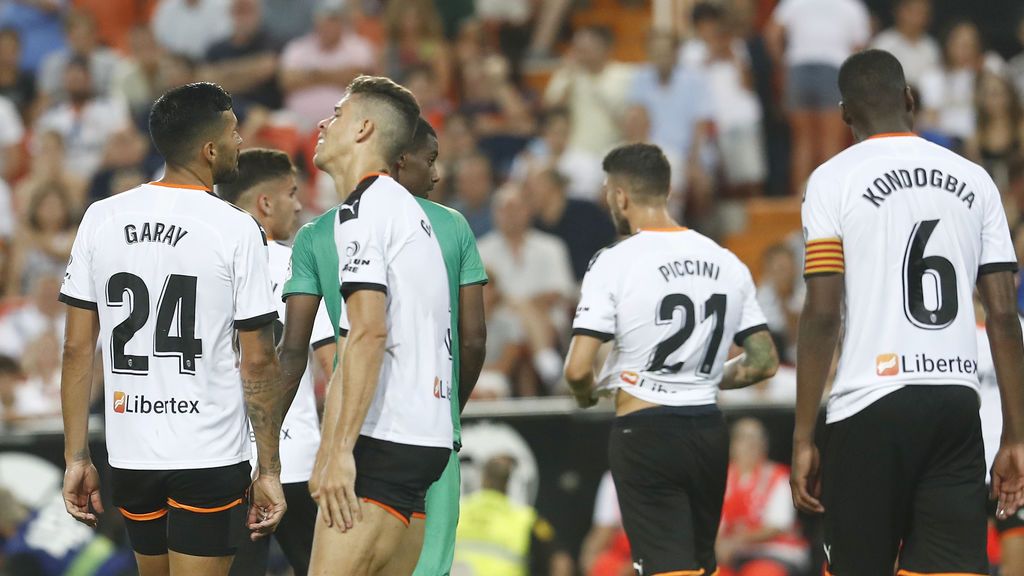 Los ocho minutos de locura en el Valencia-Real Sociedad: Del fallo de Gameiro, a el tanto de Oyarzabal