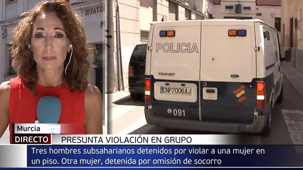Trasladados a sede judicial los detenidos por violar y golpear a una joven en Murcia: se han negado a declarar
