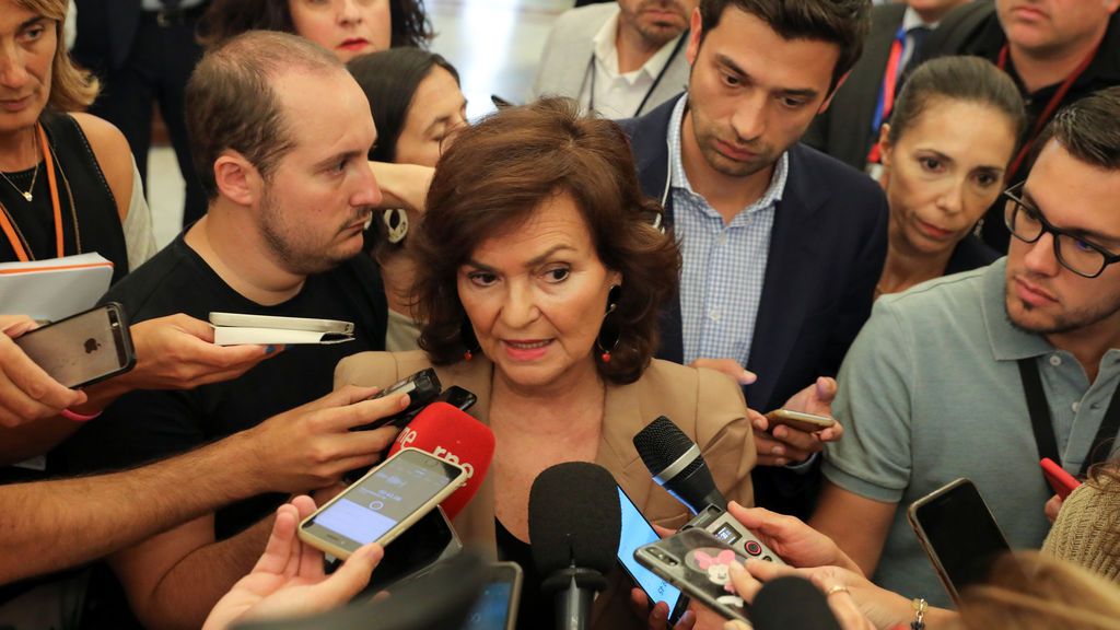 El recelo de Carmen Calvo sobre el Open Arms El recelo de Carmen Calvo sobre el Open Arms