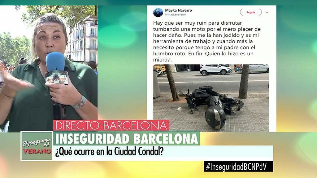 Un ciudadano “ruin” tumba la moto de Maika Navarro: “La peor semana del mundo”