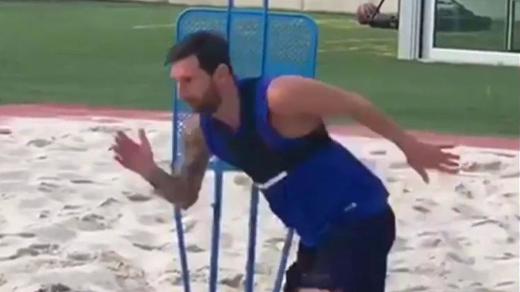 Leo Messi se machaca y se incorporará al trabajo con sus compañeros