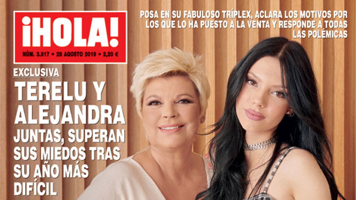 Terelu posa junto a su hija Alejandra Rubio en la casa que venden: "Necesito cambiar de aires"