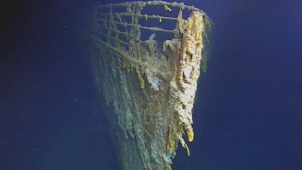 Estas impresionantes imágenes muestran el deterioro del Titanic