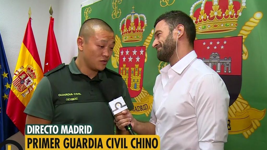 El primer guardia civil chino: “Desde pequeño, soñaba con llevar este uniforme”