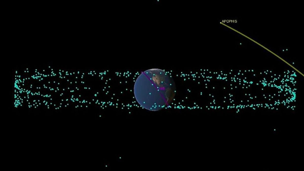El asteroide 'Dios del caos' probablemente no choque contra la Tierra pero podremos verlo a simple vista