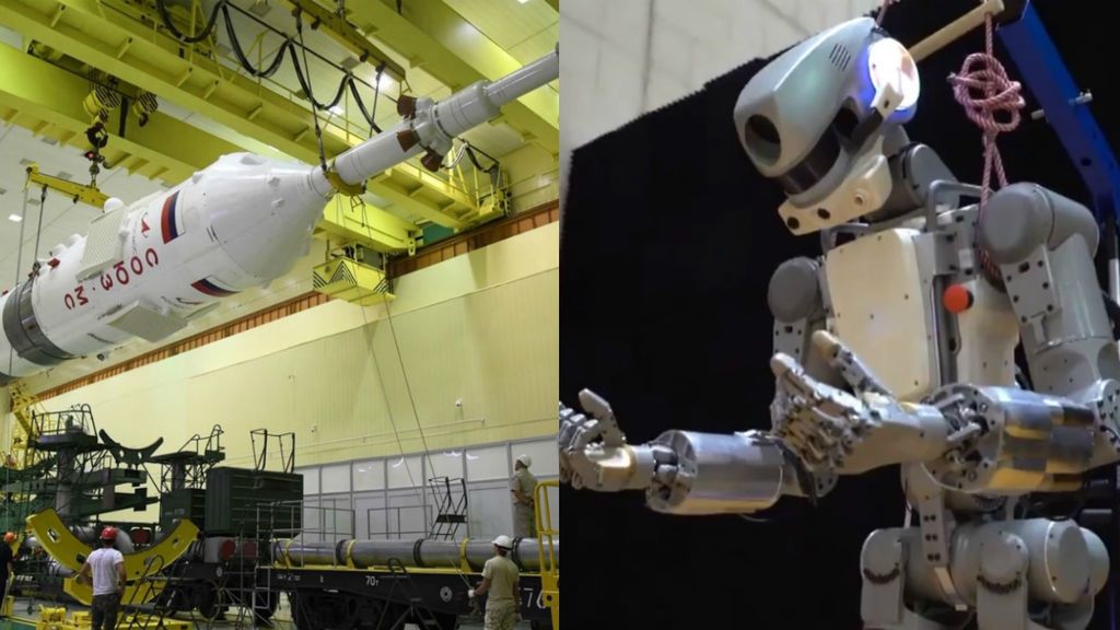Fracasa el acoplamiento a la EEI de la Soyuz con el androide 'Fedor' a bordo Fracasa el acoplamiento a la EEI de la Soyuz con el androide 'Fedor' a bordo
