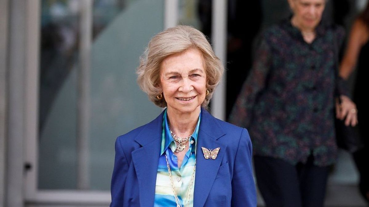 La reina Sofía, tras visitar al rey emérito: "No se nota que se haya operado"
