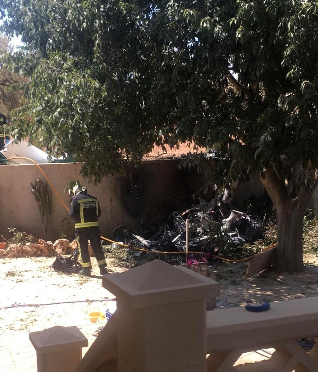 El accidente entre un helicóptero y un ultraligero en Mallorca, en imágenes