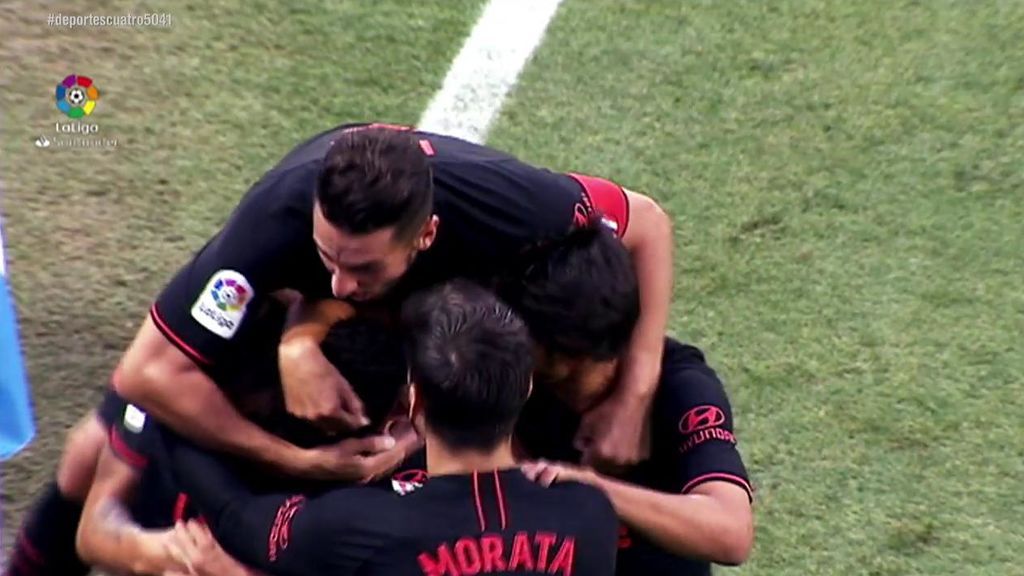 El Atlético sufrió pero ganó en Butarque
