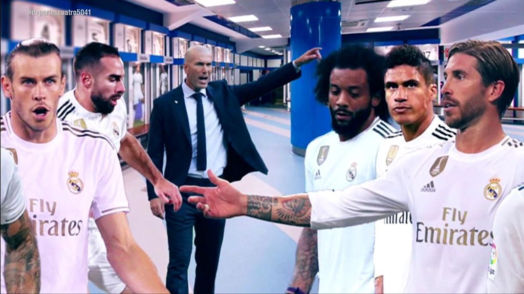El cabreo de Zidane en el vestuario tras el empate ante el Valladolid