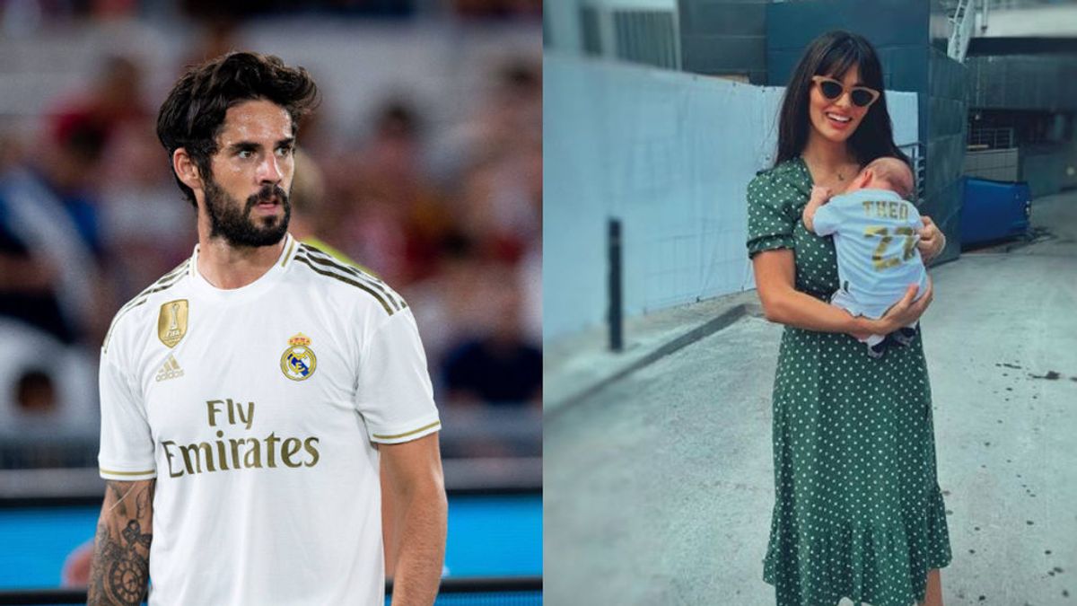 La emotiva primera vez del hijo de Isco y Sara Sálamo en el Bernabéu: "Nos toca ver a papi"