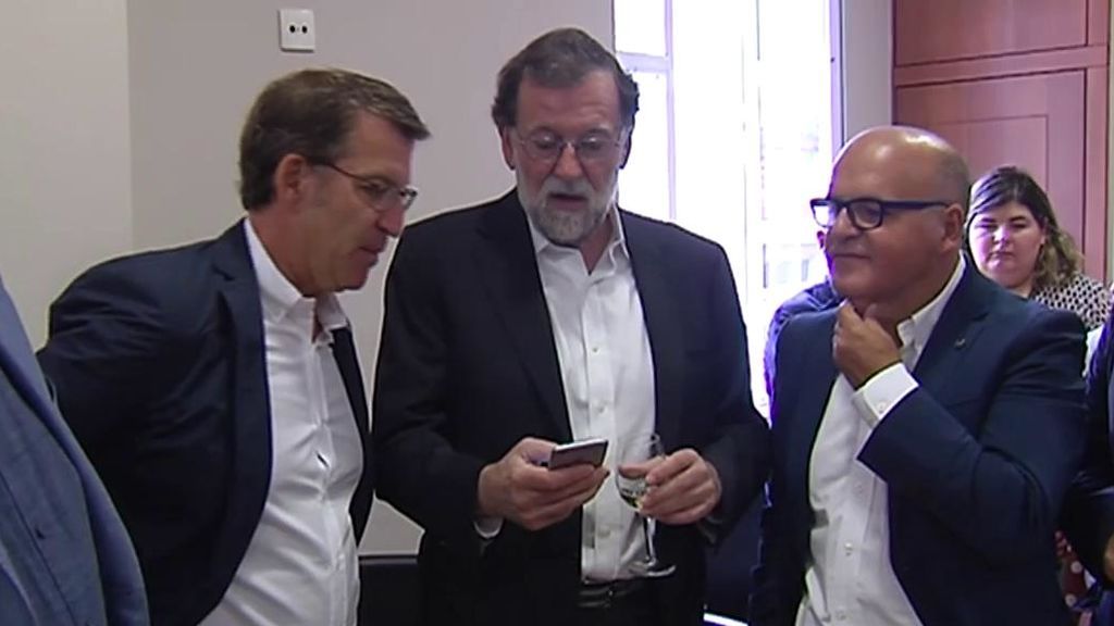 Rajoy, pregonero en unas fiestas de un pueblo gallego