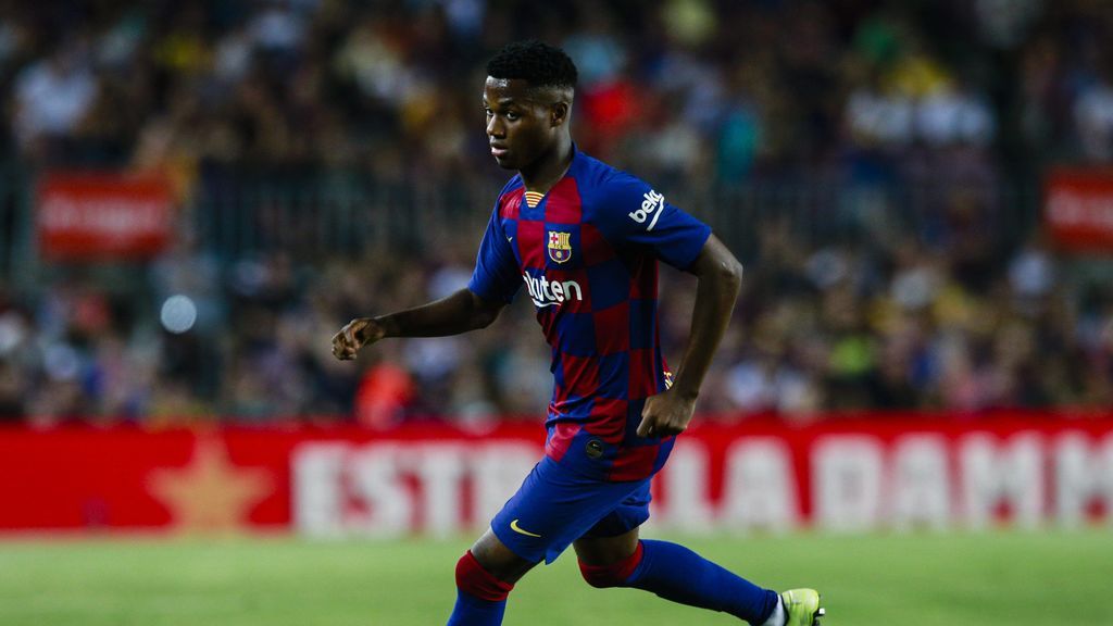Ansu Fati, la nueva perla del Barcelona: velocidad, desparpajo y tiro en sus primeros pasos en el Camp Nou.