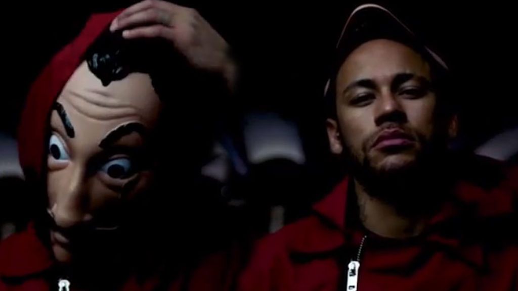 Neymar anuncia su fichaje por 'La Casa de Papel' en mitad de la negociación del PSG con el Barcelona