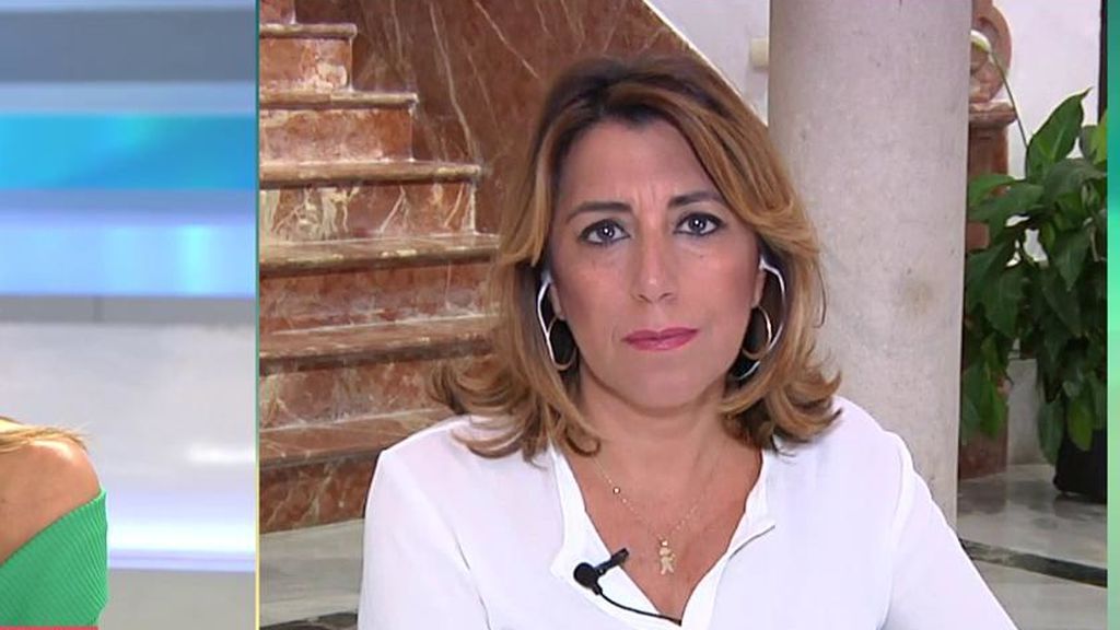 Susana Díaz habla de la crisis de la listeriosis