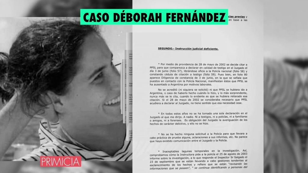 Informe Déborah Fernández