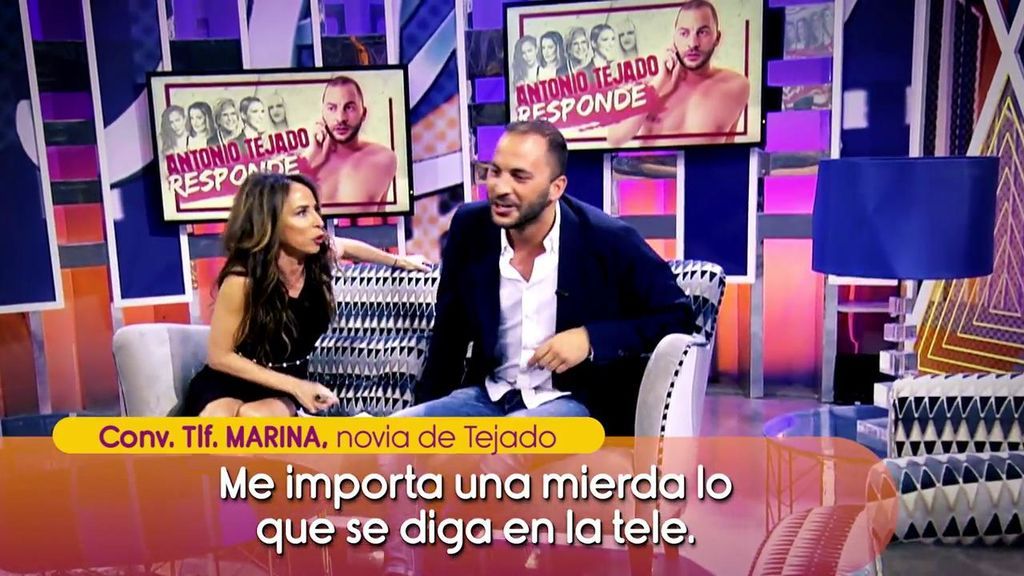 Marina, la novia de Antonio Tejado habla sobre su supuesta deslealtad: "Confío en él y no me hace falta ni siquiera tenerlo al lado”