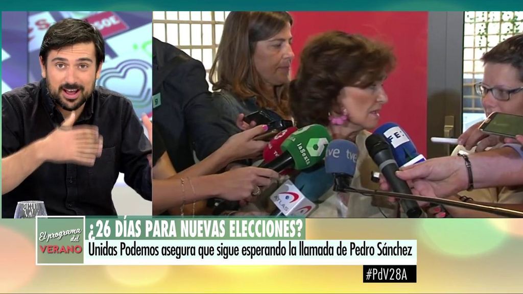 Ramón Espinar: "A pesar del vodevil, creo que en 26 días habrá elecciones"