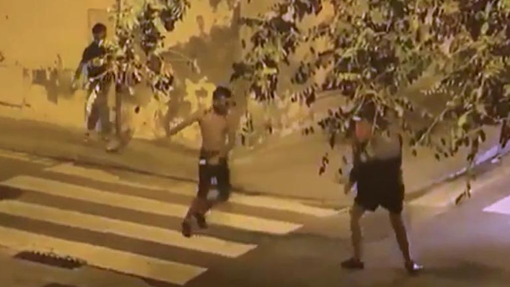Brutal pelea con una Katana en Barcelona