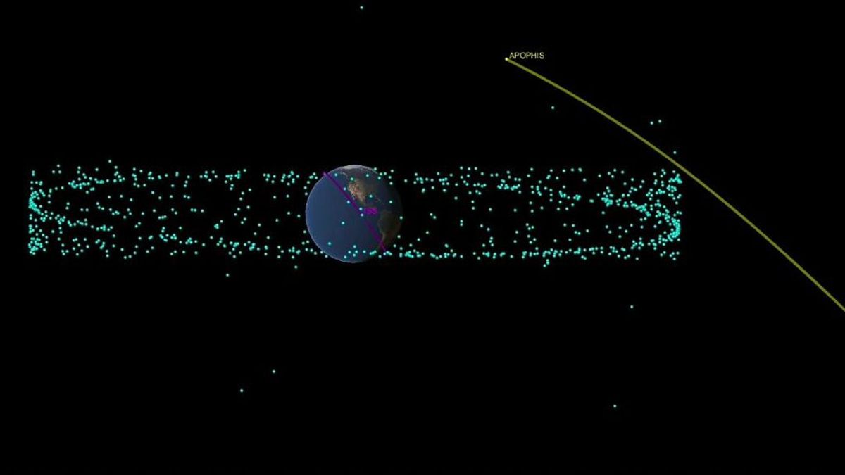 Apophis, el 'Dios del caos': el asteroide está calificado por la NASA como "potencialmente peligroso"
