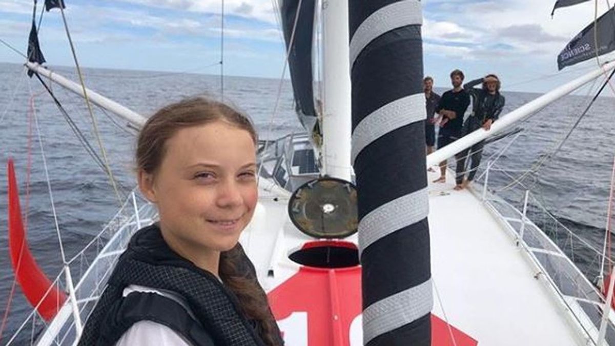 Greta Thunberg y el ‘flygskam’: llega a Nueva York en velero después de dos semanas en el mar