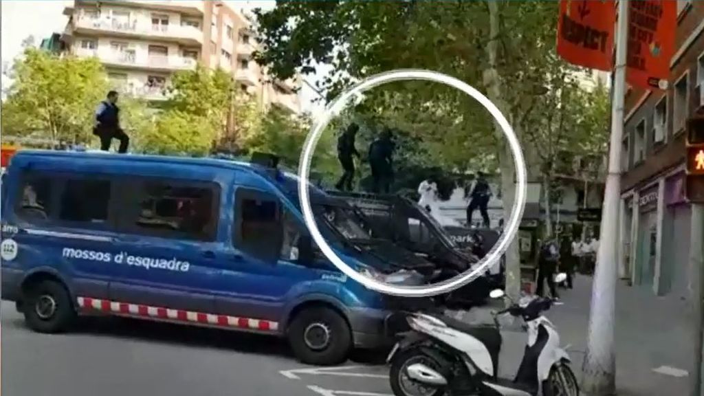 Intervención de película de los mossos