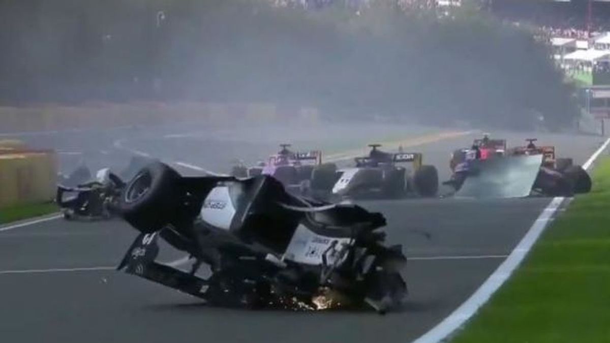 Se suspende el GP de Bélgica de la Fórmula 2 tras un tremendo accidente entre Hubert y Correa Se suspende el GP de Bélgica de la Fórmula 2 tras un tremendo accidente entre Hubert y Correa