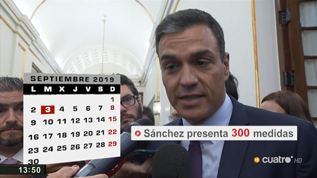 Pedro Sánchez crea un programa con más de 300 medidas para convencer a los otros partidos de que le invistan presidente