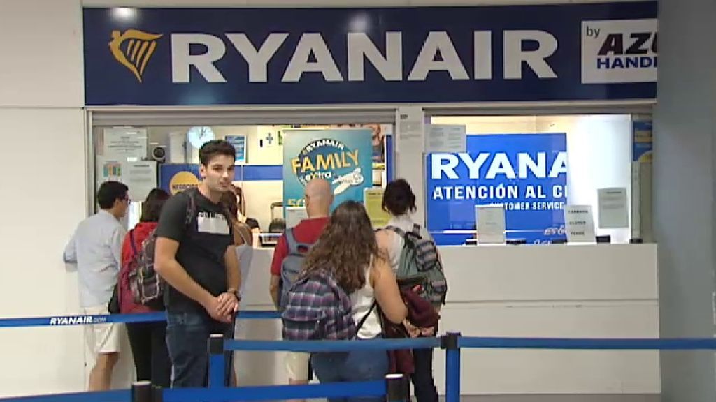 Seis vuelos cancelados por Ryanair en la primera de diez jornadas de huelga
