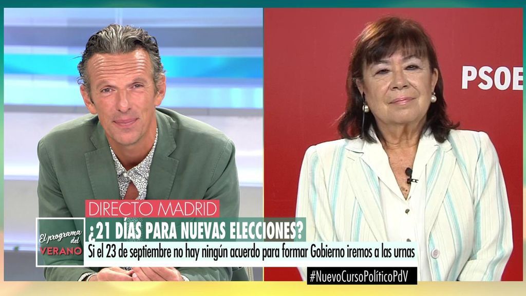 Cristina Narbona: “No queremos ir a nuevas elecciones, pese a las encuestas”