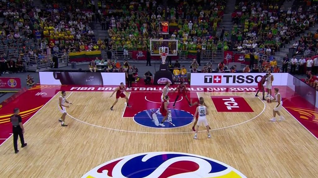 Las mejores jugadas del primer tiempo entre Lituania y Canadá