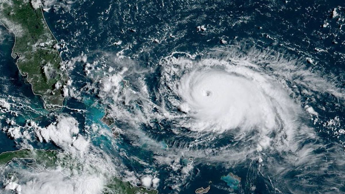 La NASA transmite en directo la imagen del huracán Dorian desde el espacio La NASA transmite en directo la imagen del huracán Dorian desde el espacio